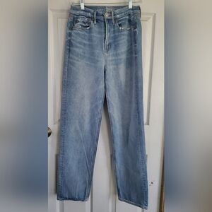 American Eagle Outfitter The Baggy Jeans,distressed Womans Size 4